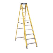 Image of Sealey Step Ladder Fibreglass 9 Steps 150kg Capacity 2.7m Height Anti Slip FSL10