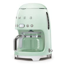 Image of Smeg Coffee Machine Digital Display DCF02PGUK Drip Filter in Pastel Green