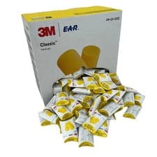 Image of 250 Pairs 3M EAR Classic Earplugs PP - 01 - 002 Individually Packaged