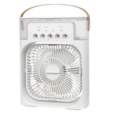 Image of 3-in-1 Portable Air Cooler Fan Humidifier LED NightLight Mini AC USB Home Office