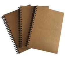 Image of Eco KRAFT A3/A4/A5/A6 WHOLESALE notebook Ruled Lined Notepad School book pad U.K