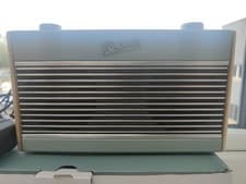 Image of Roberts Rambler BT Stereo Bluetooth DAB/DAB+FM Radio In Duck Egg Blue Working