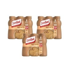Image of Slimfast Milkshake Multipack Bottle Cafe Latte 6X325Ml X3 Pack