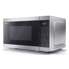 Image of Sharp YC-MG02U-S 20L 800W Microwave with 1000W Grill, Perfect Condition - Silver