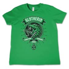 Image of Officially Licensed Harry Potter - Slytherin Patch Kids Tee Kids T-Shirt