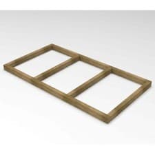 Image of Shed Base 6 x 3ft Forest Garden Pressure Treated for Overlap Sheds