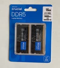 Image of Crucial DDR5 RAM 16GB Kit (2x8GB) 5600MHz CT2K8G56C46S5 SODIMM