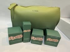 Image of La Mer 6 Pc Gift Set Travel Size Crème Lotion Eye Concentrate Serum & Travel Bag