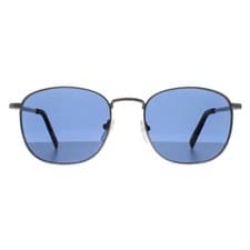 Image of Calvin Klein Sunglasses CK20122S 008 Matte Gunmetal Solid Blue