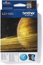 Image of Genuine Brother LC1100C Cyan Ink Cartridge