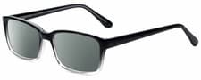 Image of Gotham Style 42 Men Square Designer Polarized Sunglasses Black Crystal Fade 56mm