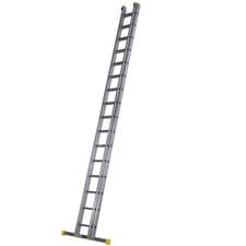 Image of Werner Aluminium Double Section Extension Ladder 2 Section Multiple Sizes