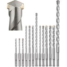 Image of SDS Plus Masonry Drill Bit Tungsten Carbide Tip for Concrete Brick Stone