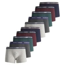Image of JACK&JONES Boys Boxer Shorts 10-Pack JACOLIVER TRUNKS Cotton Stretch