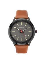 Image of Sekonda Gents Brown Leather Strap 43mm Casual Watch 1828