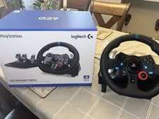 Image of LOGITECH GG920/G29 DRIVING FORCE STEERING WHEELS & PEDALS - BLACK