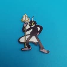 Image of Cuphead - The Devil pin badge - Hit video game and streaming TV series