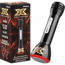 Image of The X Factor Kids Wireless Bluetooth Karaoke Microphone Speaker LED Lights +Echo