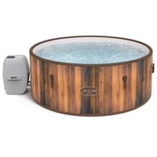 Image of Lay-Z-Spa Helsinki Airjet 5-7 Person Inflatable Hot Tub, Brown