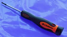 Image of Precision Micro Screwdriver  SLOTTED 2MM  50mm HIGH QUALITY BI MATERIAL NON ROLL