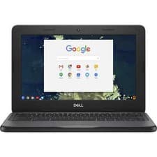 Image of Dell Chromebook 3100 11.6" Celeron N4020 4GB 16GB USB-C Port Black A Grade