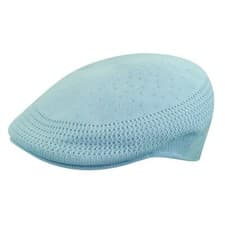 Image of KANGOL Hat 504 Tropic Ventair Summer Flat Cap 0290BC Light Blue Sizes: S - XL