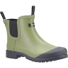 Image of Cotswold Blenheim Green Half Wellington Boots - Various Sizes Available