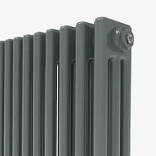 Image of Traditional Anthracite Triple Column Radiator (H)1800mm x (W)380mm