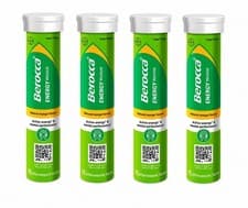 Image of Berocca ENERGY  Mango Effervescent Tablets 4 x Tubes Of 15 - 60 Tablets