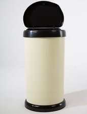 Image of Cream Moda Touch Bin 42L
