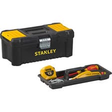 Image of Stanley STST1-75515 Basic Toolbox with Organiser Top 32cm (12.1/2in) Tool Box