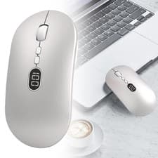 Image of 2.4Ghz Wireless UltraSlim USB Rechargeable Mouse Cordless Optical For PC Laptop