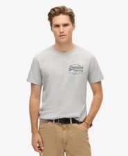 Image of Superdry Mens Vintage Logo Heritage Chest T-Shirt