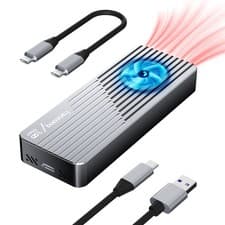 Image of fanxiang MD85 M.2 NVMe SATA SSD Enclosure 10Gbps USB 3.2 C External Case