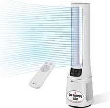 Image of Tower Fan & Air Purifier | Bladeless, 2-in-1 with 10 Speed Settings | PureMate