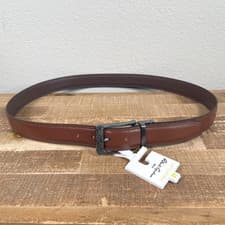 Image of New Robert Graham Barolo Reversible Belt Mens 40 Tan/Brown Leather Classic $98