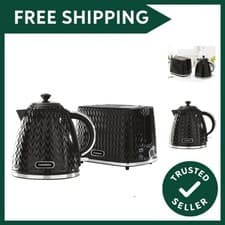 Image of Argyle 1.7 Litre Fast Boil Jug Kettle and 2 Slice Toaster Kitchen Matching Se...
