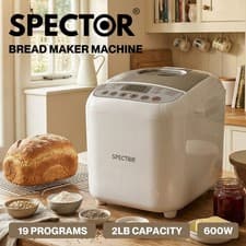 Image of Spector Automatic Bread Maker Machine 2LB 19 in 1 600W Non Stick Stainless Steel