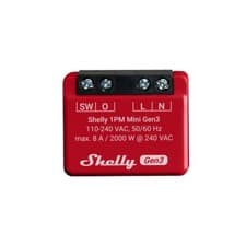 Image of Shelly Plus 1PM Mini Gen3, Wi-Fi + Bluetooth Controller