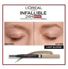 Image of L'Oreal Infallible Brows 24H Triangular Filling Pencil 8.0 Light Cool Blonde