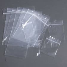 Image of Small Clear Grip Self Press Seal Resealable Poly Polythene Lock Plastic Bags