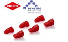 Image of KNIPEX Protective Jaws 87 09 180 V01 Pack of 3 for 180mm Plier Wrenches