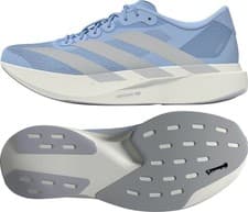 Image of Adidas Adizero Evo Low Top Sneakers Globlu / Silvmt / Ftwwht -JS4453 Size Uk 6