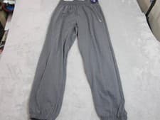 Image of Champion Pants Mens Large Gray Jersey Sweatpants Elastic Cuff Athletic P7310