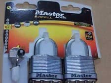 Image of MASTER LOCK Heavy Duty Padlocks Security level 8/10 Outdoor 45mm 2 Pack