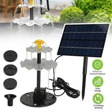 Image of Solar Water Fountain Solar Powered Water Fountain Solar Fountain Pump Kit 180L/h