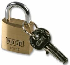Image of KASP SECURITY - Premium Brass Padlock 25mm