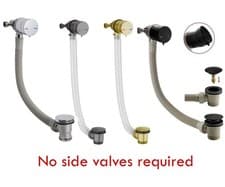 Image of Overflow Bath Filler With Control Valve & Sprung Waste - Choice of Colour