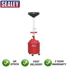 Image of Sealey Gravity Discharge Mobile Oil Drainer 80L AK80D