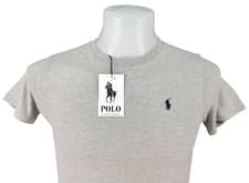 Image of POLO RALPH LAUREN Boys Grey T-SHIRT Pony Logo - S - 8/9Yrs - RRP £45